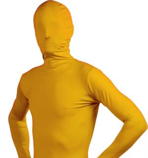 Seconde peau morphsuit jaune taille XL