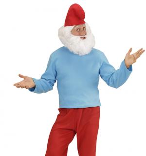 Nain rouge et bleu taille XL