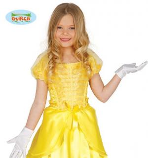 Robe jaune la Belle taille 7/9 ans