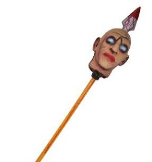Tête coupée sur pique 115cm