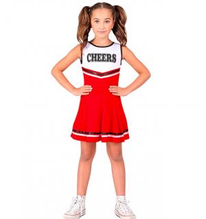 Cheerleader fille rouge taille 11/13 ans