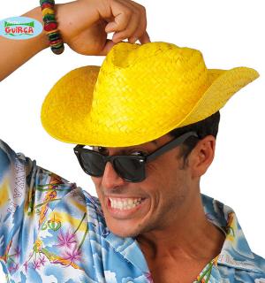 Chapeau bodega paille jaune