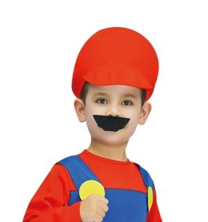 Plombier rouge enfant taille 5/6 ans