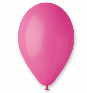 50 ballons latex 25cm rose fuchsia fabriqués en France