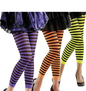 Leggings rayé fluo
