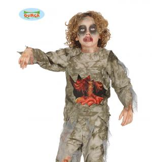 Zombie enfant taille 10/12 ans