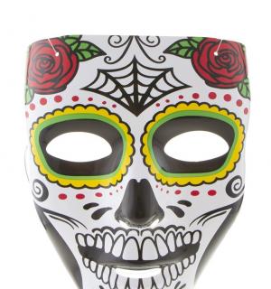 Demi-masque PVC jour des morts