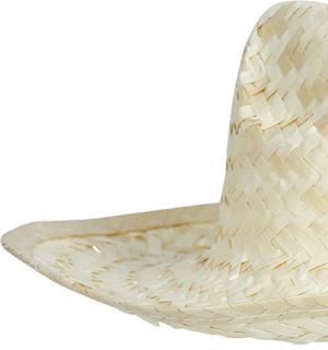 Lot de 48 chapeaux bodega paille couleur naturelle