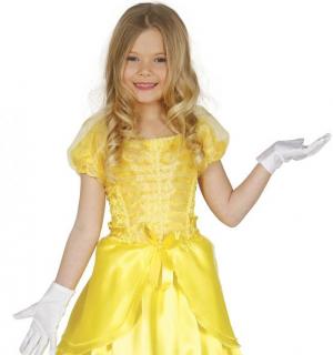 Robe jaune la Belle taille 3/4 ans