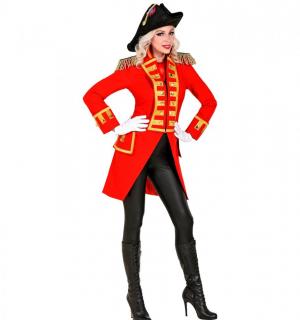 Veste de parade rouge luxe femme taille M