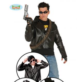 Blouson veste cuir rocker années 50 taille M