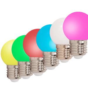 6 ampoules LED E27 pour guirlande