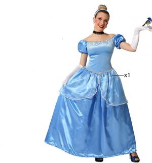 Princesse bleue de contes taille XL