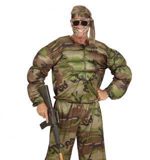 Militaire soldat musclé taille S