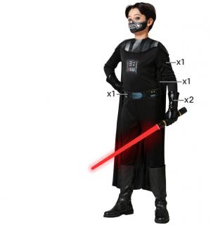 Homme sombre de l'espace taille 10/12 ans