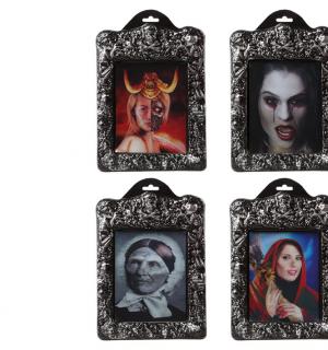 Tableau Cadre holographique halloween 30x21cm