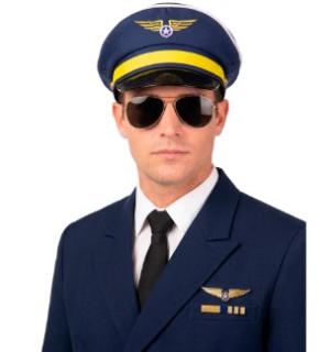 Casquette pilote de ligne low cost