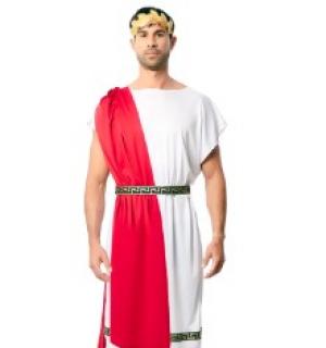 Romain blanc et rouge taille XL