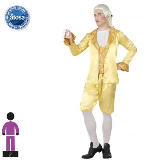 Noble renaissance jaune et or taille XL