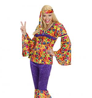 Hippie femme à fleurs taille S