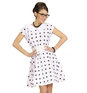 Robe années 50 blanche taille L