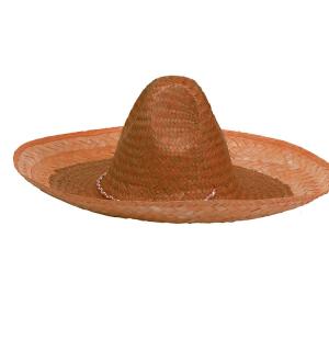 Sombrero mexicain adulte orange