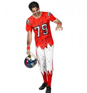 Footballeur américain zombie taille M