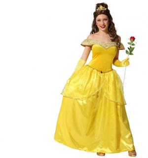 Princesse jaune de contes taille S