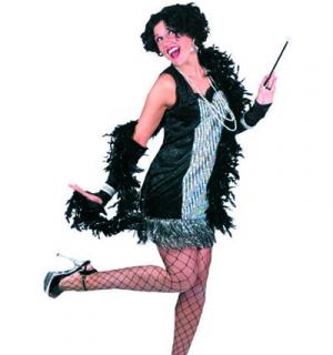 Robe Charleston noire et argent taille 36/38