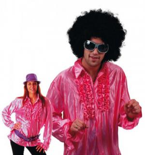 Chemise disco rose M/L