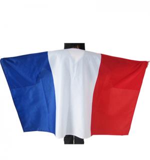 Poncho tricolore drapeau français France