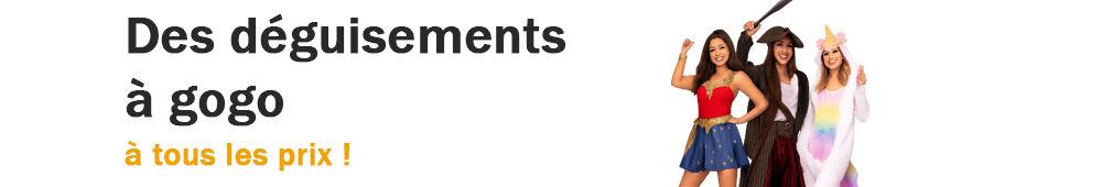 Des milliers de déguisements sont chez CASH FÊTES !